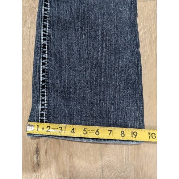 LONG Silver Aiko Mid Rise Jeans (33L) Bootcut EUC - Picture 10 of 12